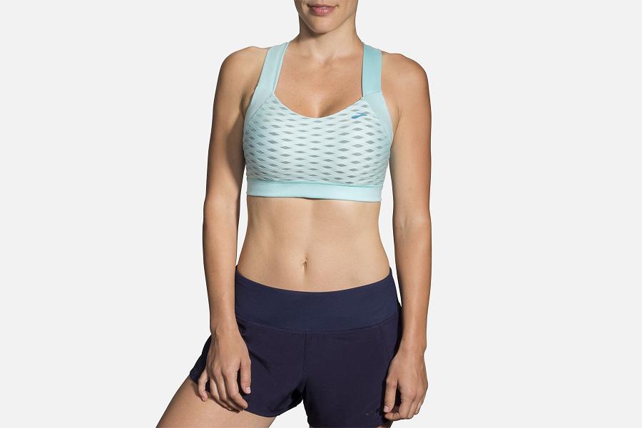 Brooks UpLift Crossback Women Apparel & Sports Bra Blue LWH125036